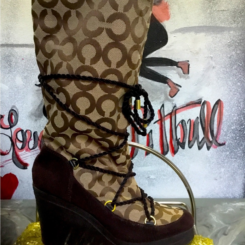 Coach winter boots